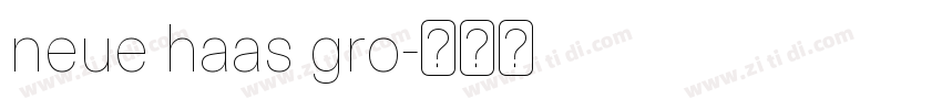 neue haas gro字体转换